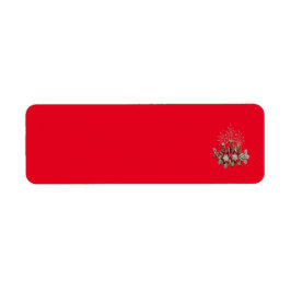 Weihnachtsanschrift Labels Art und Design