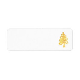 Weihnachtsanschrift Labels Art und Design