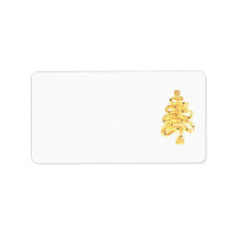 Weihnachtsanschrift Labels Art und Design