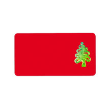 Weihnachtsanschrift Labels Art und Design