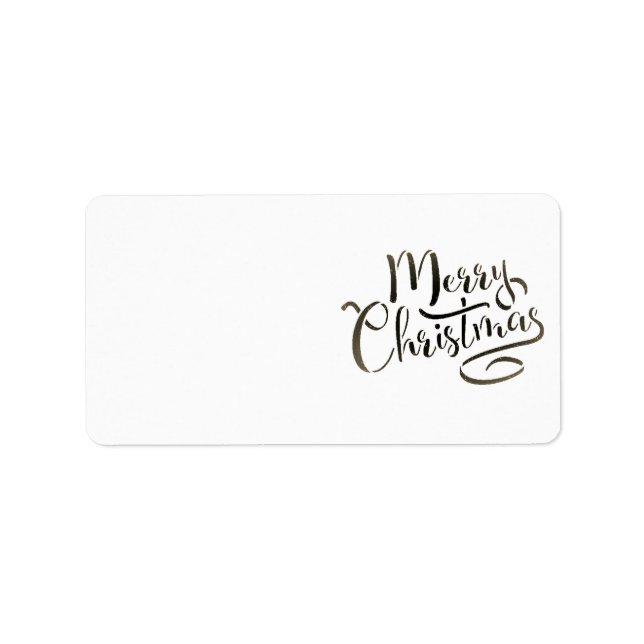 Weihnachtsanschrift Labels STYLE DESIGN Adressaufkleber (Vorne)