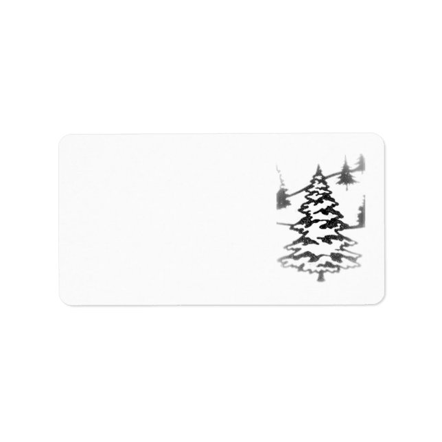 Weihnachtsanschrift Labels STYLE DESIGN Adressaufkleber (Vorne)