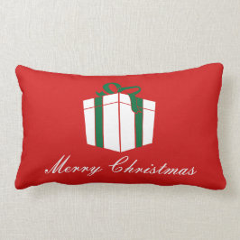Weihnachtsantrag-Kissen Lendenkissen