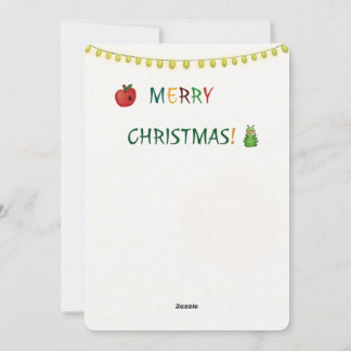 Weihnachtsapfelkekse-Postkarte Feiertagskarte