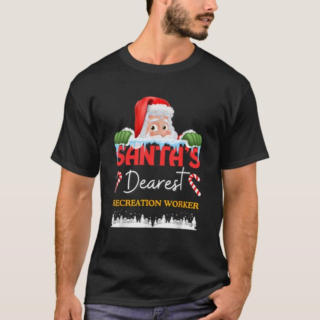 Weihnachtsarbeitsberuf T-Shirt (Vorderseite)