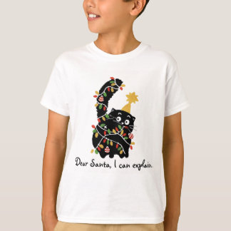 Weihnachtsästhetik Santa Katze Cute Lustig T-Shirt