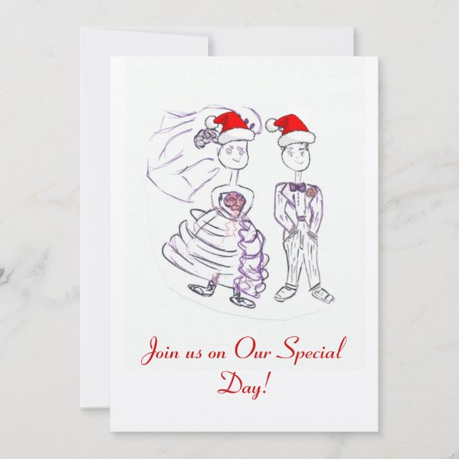 Weihnachtsaufenthalt Einladung (Vorderseite)