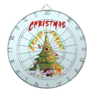 Weihnachtsaufklärung Dartscheibe