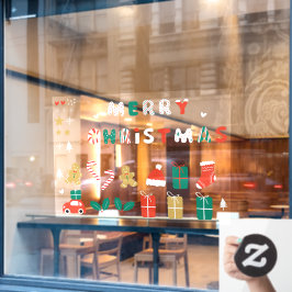 Weihnachtsaufkleber im Vorverkauf speichern 01 Fensteraufkleber