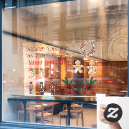 Weihnachtsaufkleber im Vorverkauf speichern 02 Fensteraufkleber