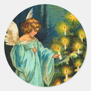 Weihnachtsaufkleber Runder Aufkleber