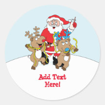 Weihnachtsaufkleber