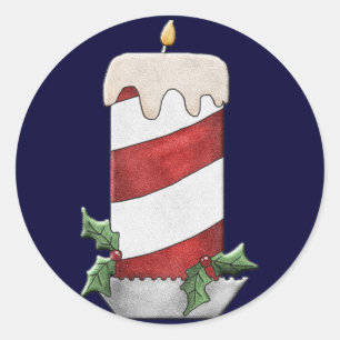 Weihnachtsaufkleber Runder Aufkleber
