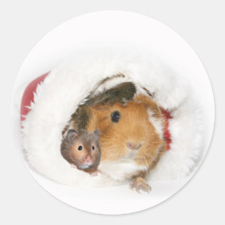 Weihnachtsaufkleber Runder Aufkleber