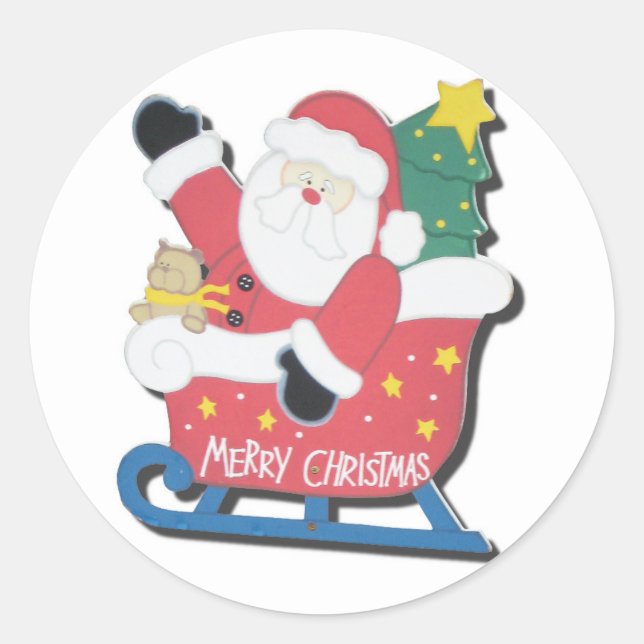 Weihnachtsaufkleber Umschlag Aufkleber Weihnachten (Vorderseite)