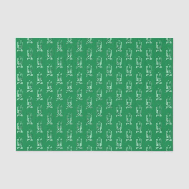 Weihnachtsaufnahmen Seidenpapier (Vorderseite)