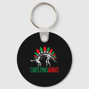 Weihnachtsaurus Süßer Weihnachtsdinosaurier Baum R Schlüsselanhänger