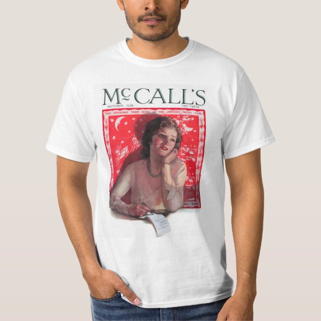 Weihnachtsausgabe des Magazins Mccall T-Shirt (Vorderseite)