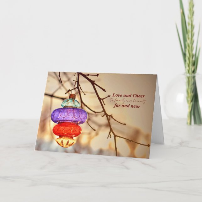 Weihnachtsausstellung Karte (Vorderseite)