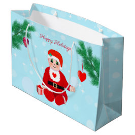 Weihnachtsbaby, Herz und Kiefer Große Geschenktüte