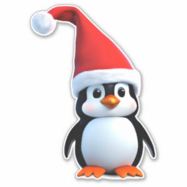 Weihnachtsbaby Penguin Aufkleber
