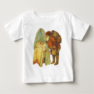 Weihnachtsbaby Santa Clause Vintage Baby T-shirt