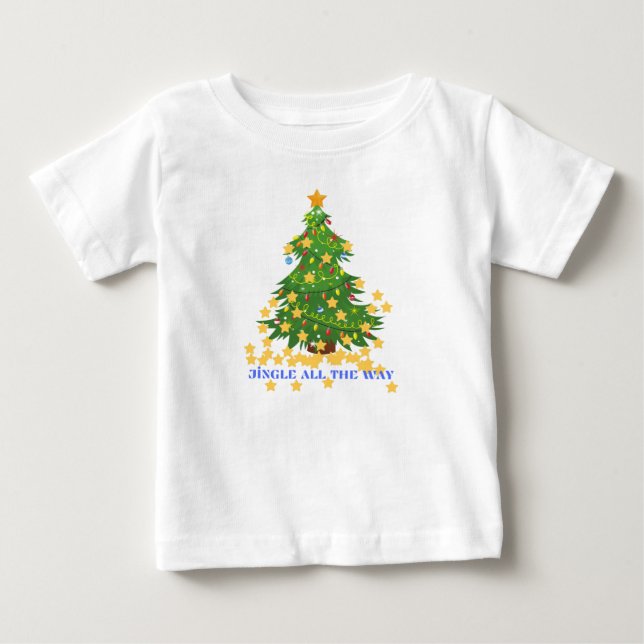 Weihnachtsbaby-T - Shirt (Vorderseite)