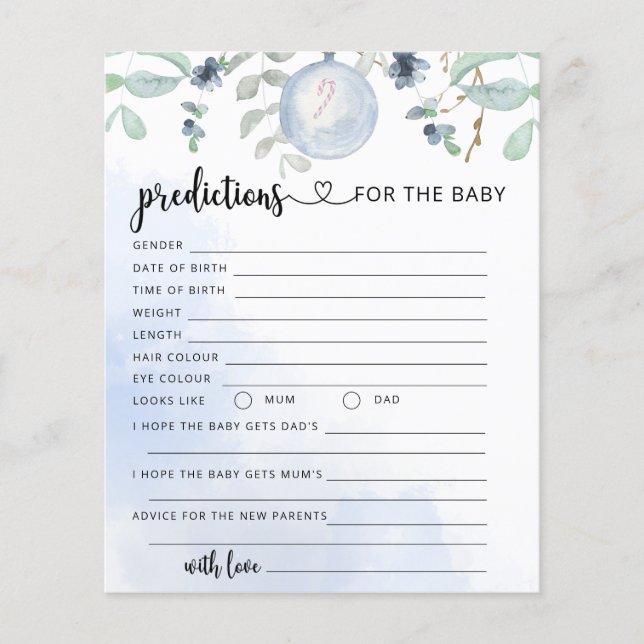 Weihnachtsbabys - Vorhersagen und Ratschläge (Vorderseite)