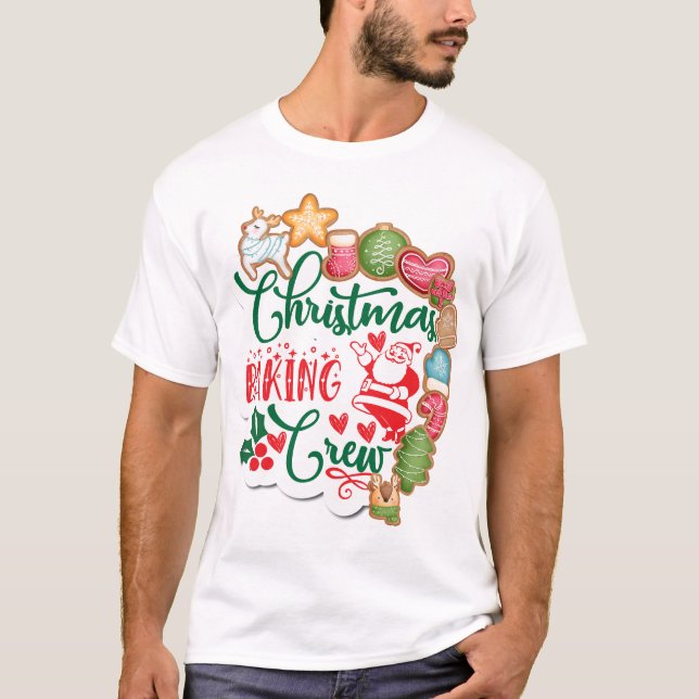 Weihnachtsbacken-Crew T-Shirt (Vorderseite)
