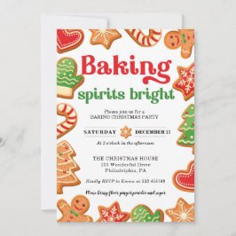 Weihnachtsbacken-Party Einladung