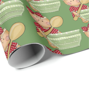 Weihnachtsbackenlebkuchen Geschenkpapier