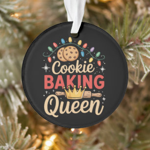 Weihnachtsbäckerei Königin Bäcker Bäckerei Weihnac Ornament