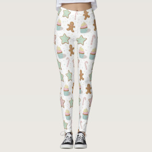 Weihnachtsbäckerei-Muster Leggings