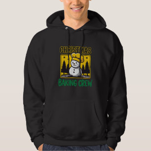 Weihnachtsbäckerei-Schneemann-Feiertagsdesign Hoodie