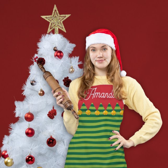 Weihnachtsbäckerschürze mit Elf-Design Schürze (Von Creator hochgeladen)