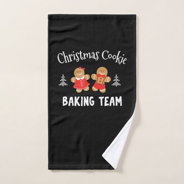 Weihnachtsbackmannschaft | Lebkuchenmann Handtuch (Handtuch)