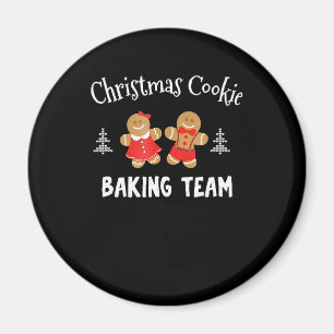 Weihnachtsbackmannschaft Lebkuchenmann Magnet