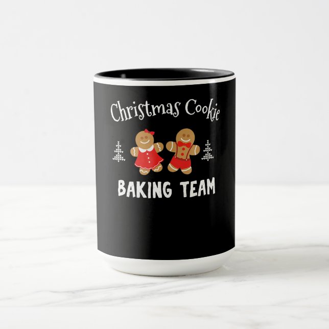 Weihnachtsbackmannschaft | Lebkuchenmann Tasse (Zentrum)
