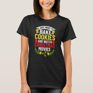 Weihnachtsbackplätzchen Urlaub Bäcker Lebkuchen T-Shirt