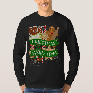 Weihnachtsbackteam Gingerbrot Weihnachtskost B T-Shirt