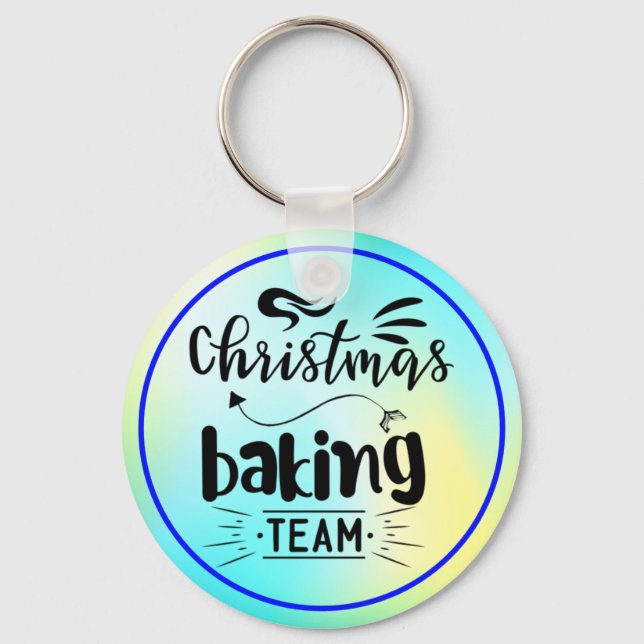 Weihnachtsbackteam Schlüsselanhänger (Vorderseite)