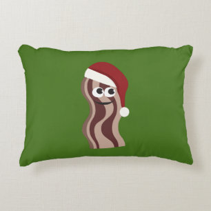 Weihnachtsbacon Dekokissen