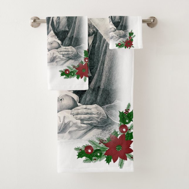 Weihnachtsbadehandtuch-Sets, Jesus Christus Badhandtuch Set (Insitu)