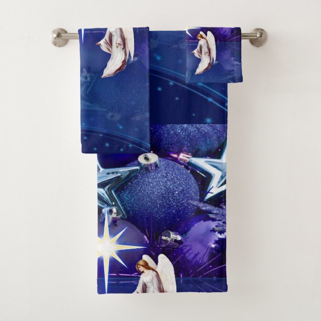 Weihnachtsbadehandtuch-Sets, Weihnachtsgel Badhandtuch Set (Insitu)