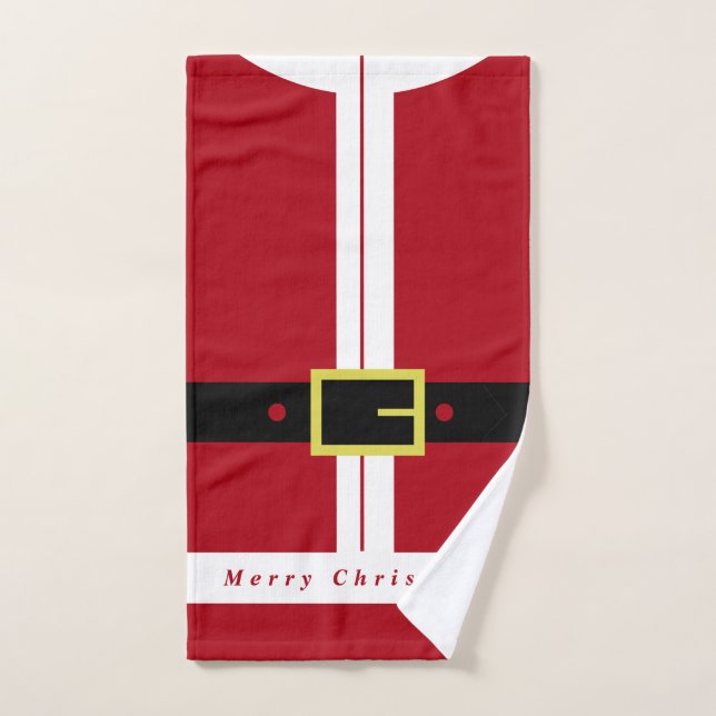 Weihnachtsbadehandtücher vom Weihnachtsmann Badhandtuch Set (Handtuch)