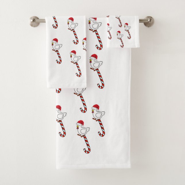 Weihnachtsbadehandtuchhalter, Sets (Insitu)