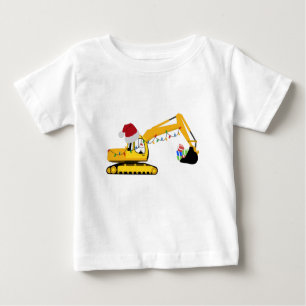 Weihnachtsbagger Baby T-shirt