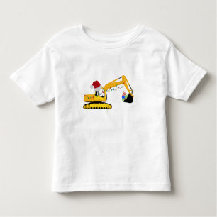 Weihnachtsbagger Kleinkind T-shirt