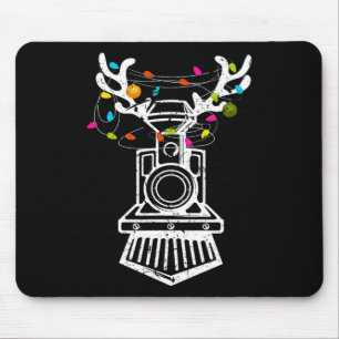 Weihnachtsbahn Rentier Weihnachtsbahn Mousepad