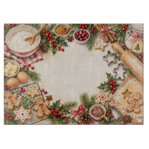 Weihnachtsbaking-Schneidbrett Schneidebrett